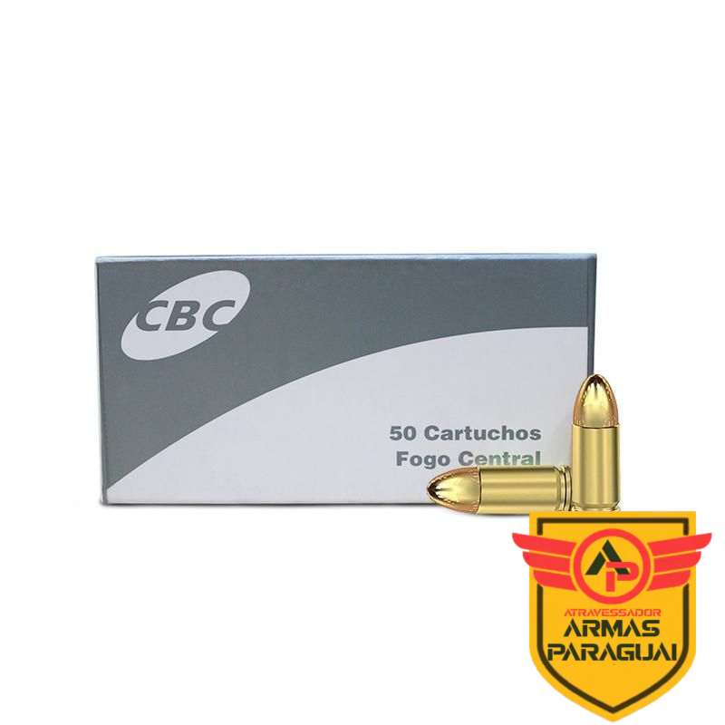 Caixa Master 1000 Munições de Munição CBC Treina 9mm ETOG 124gr – 1000un