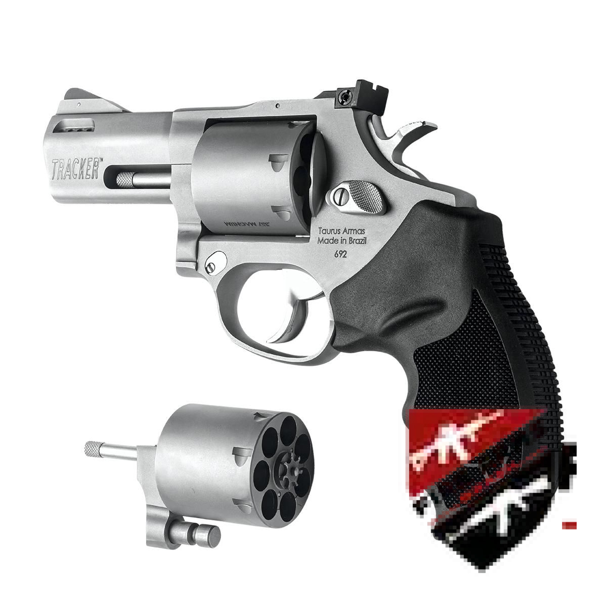 Revólver RT 692 Calibre .357 e 9MM 3″ Inox Fosco